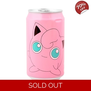Ocean Bomb Pokemon Jigglypuff Peach Flavour Sparkling Water 355ml